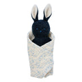 Bunny Rattle Burp Cloth