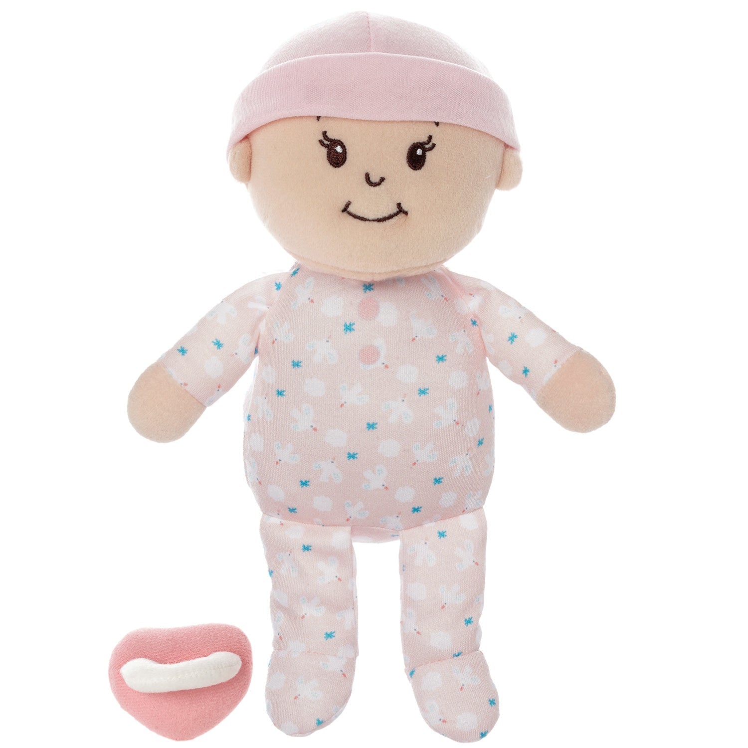 Peach Doll Bassinet Set