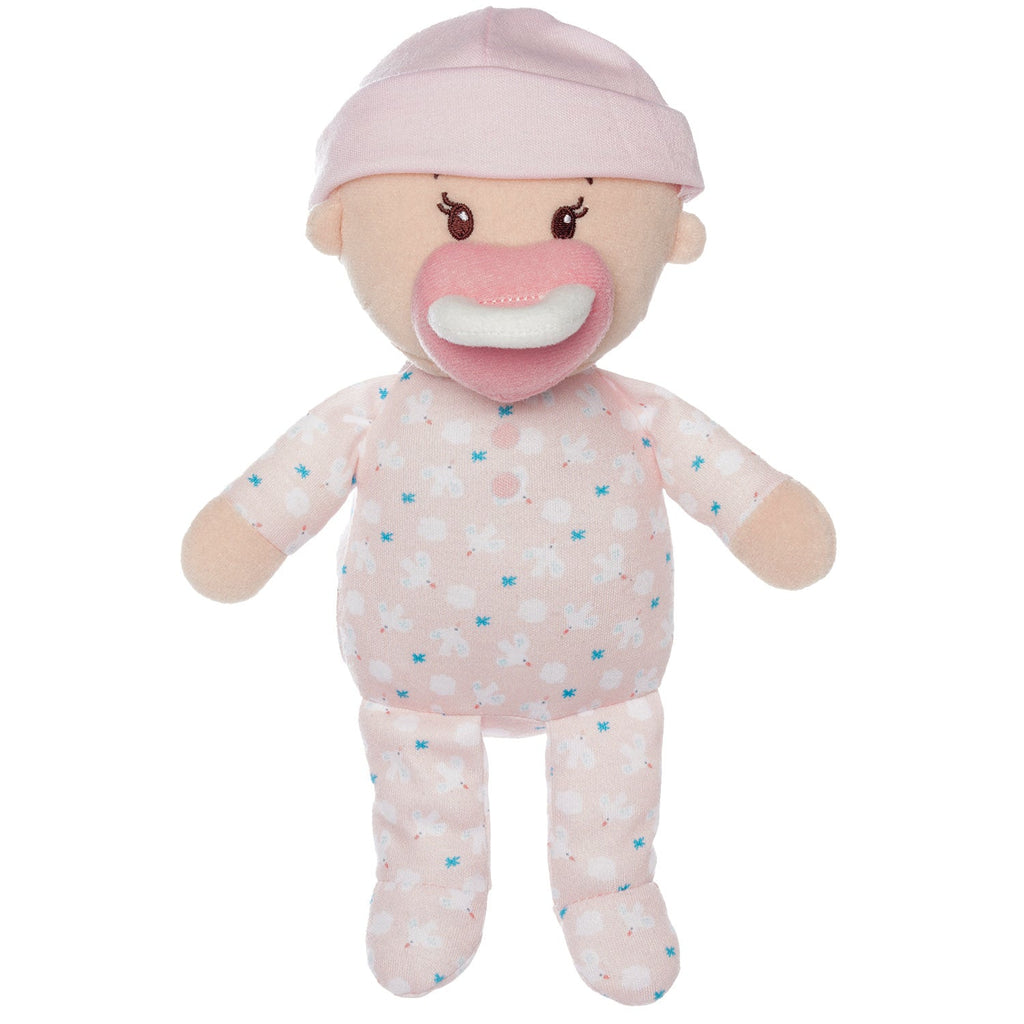 Peach Doll Bassinet Set