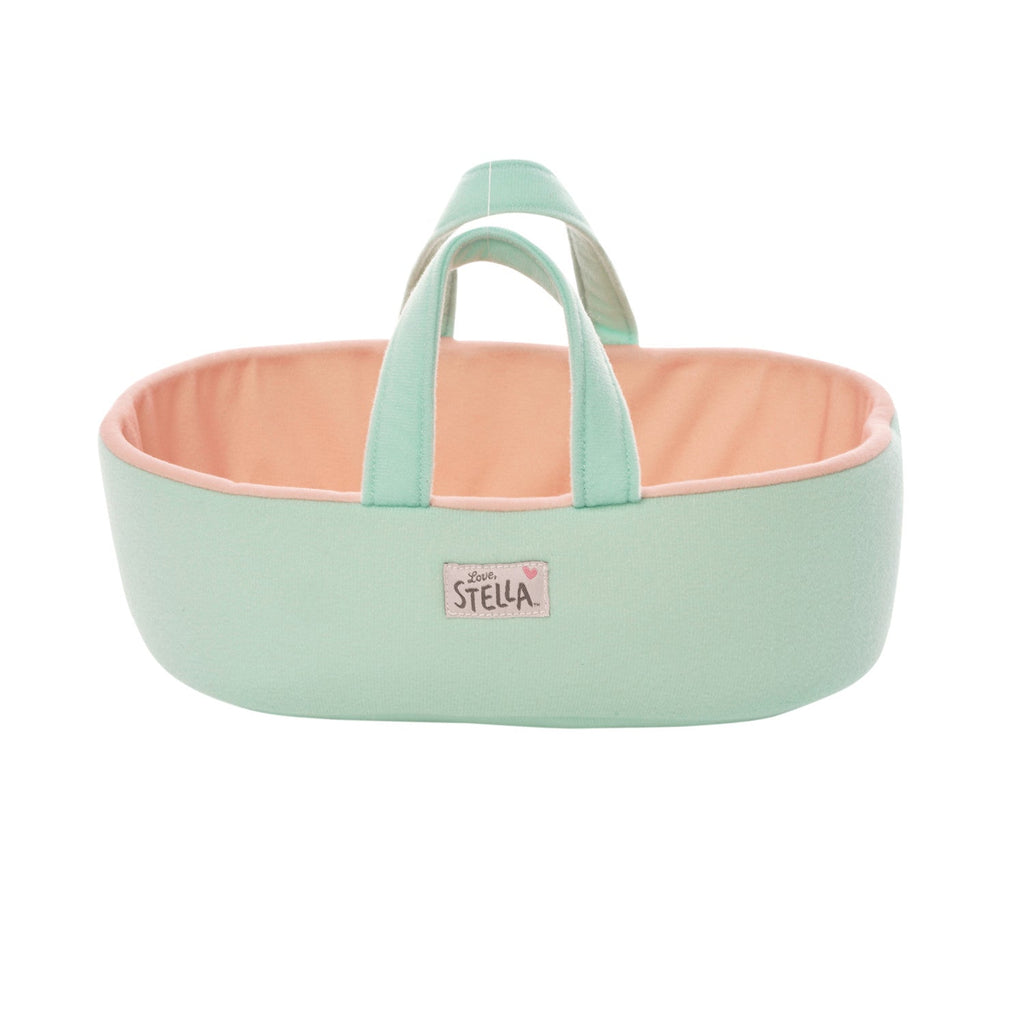 Peach Doll Bassinet Set