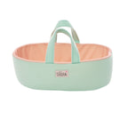 Peach Doll Bassinet Set
