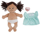Beige Brown Pigtail Doll