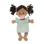 Beige Brown Pigtail Doll