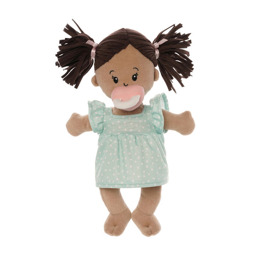 Beige Brown Pigtail Doll