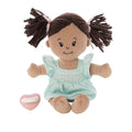 Beige Brown Pigtail Doll