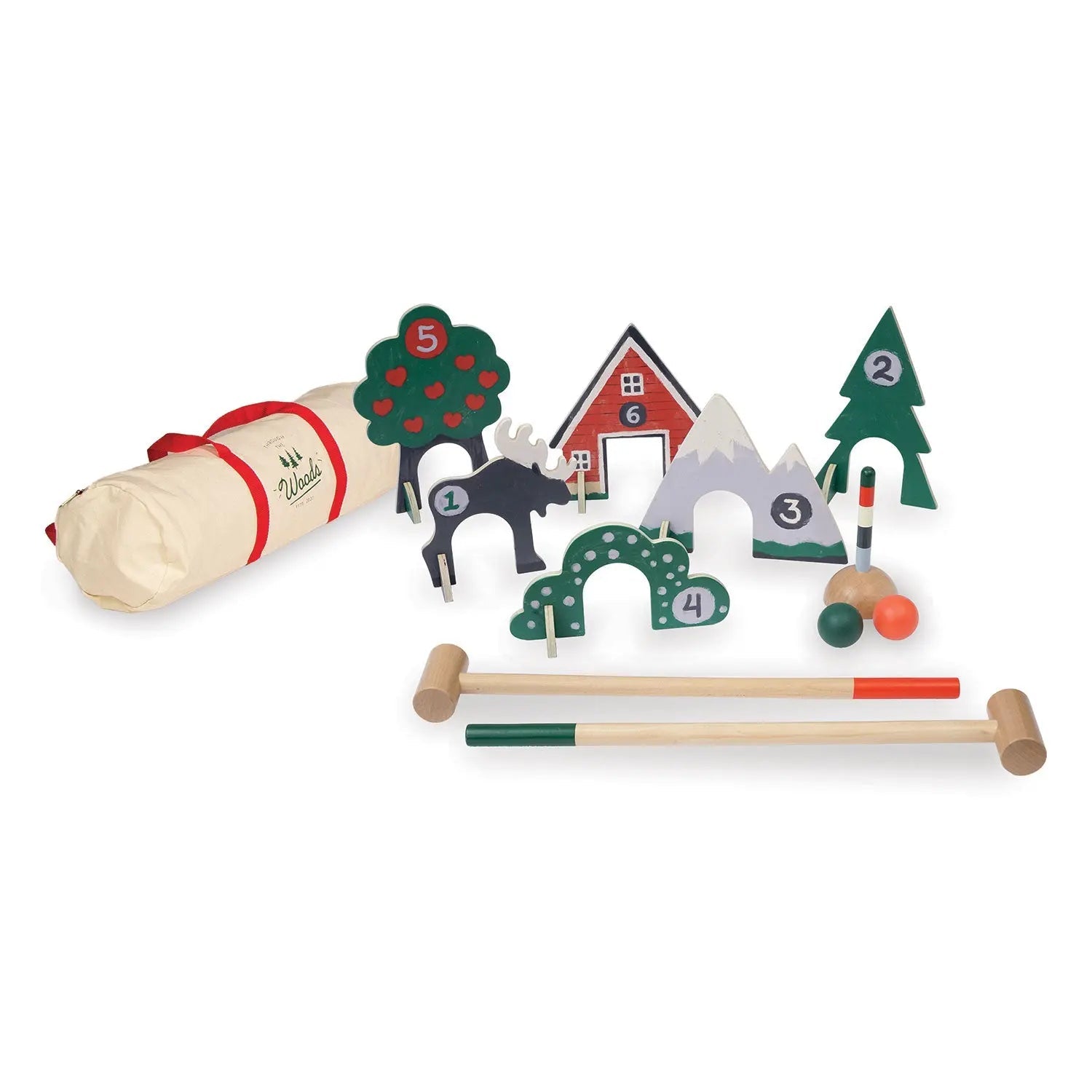 Through Woods Croquet Set